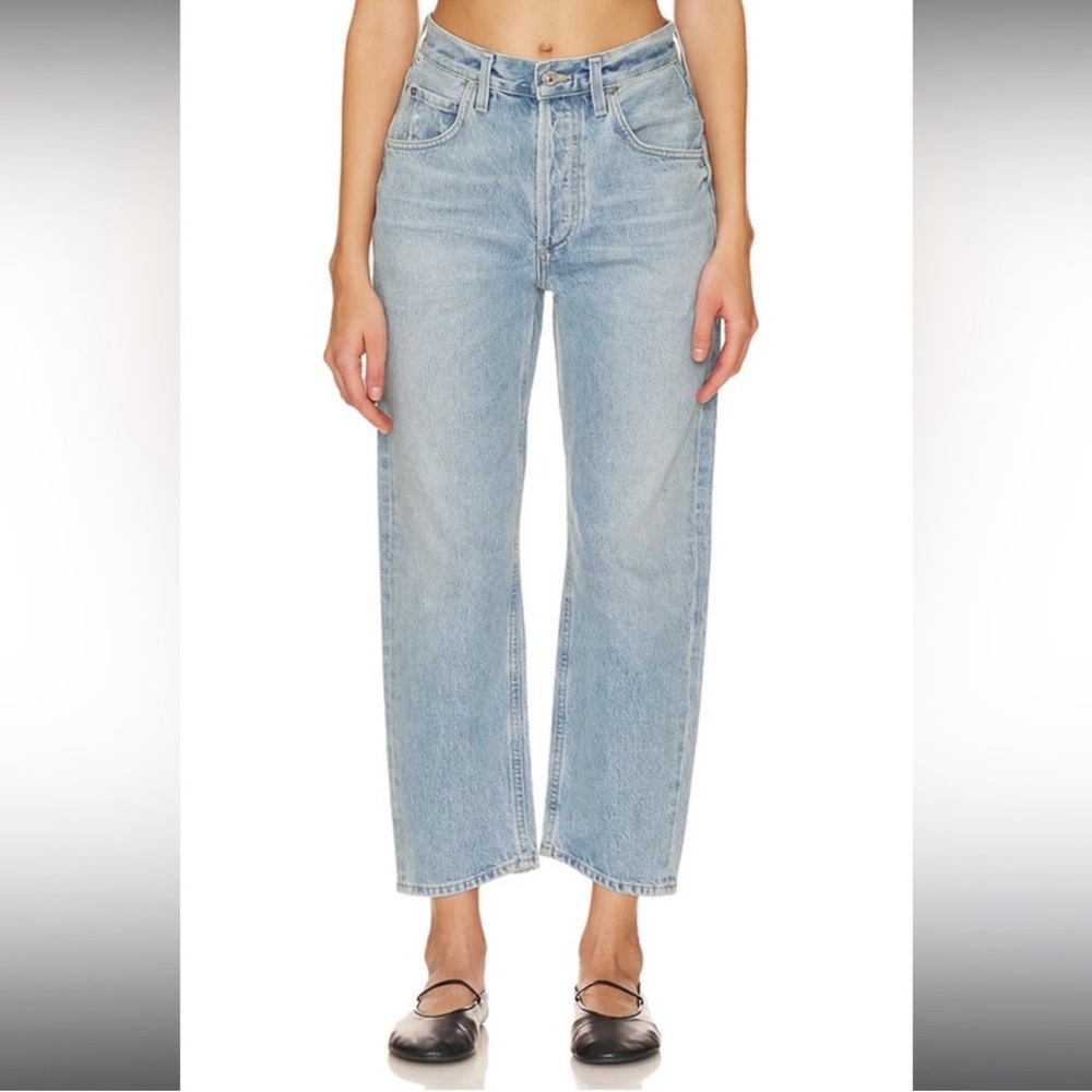 Citizens of Humanity Dahlia Bow Leg Baby Roll
Jeans Ribbon Blue Size 26 - Picture 12 of 16